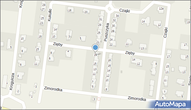 Skierdy, Puszczyka, 19, mapa Skierdy