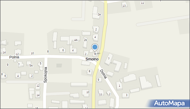 Smolno, Pucka, 6, mapa Smolno
