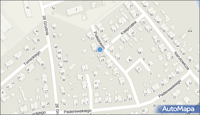 Stęszew, Pułaskiego Kazimierza, gen., 17, mapa Stęszew