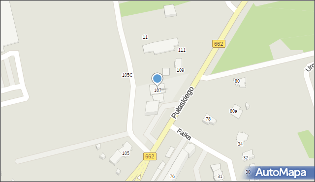 Suwałki, Pułaskiego Kazimierza, gen., 107, mapa Suwałk