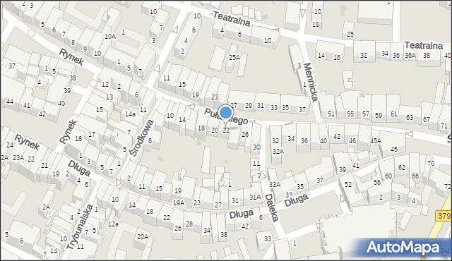 Świdnica, Pułaskiego Kazimierza, gen., 22, mapa Świdnicy