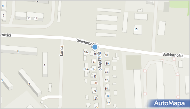 Szczytno, Pułaskiego Kazimierza, gen., 39, mapa Szczytno
