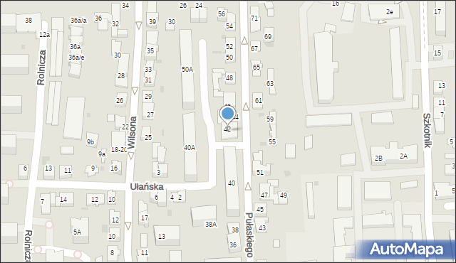 Tarnów, Pułaskiego Kazimierza, gen., 42, mapa Tarnów