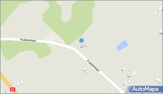 Tarnowskie Góry, Pułaskiego Kazimierza, gen., 44, mapa Tarnowskie Góry