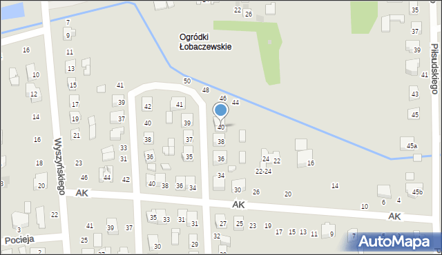 Terespol, Pułaskiego Kazimierza, gen., 40, mapa Terespol