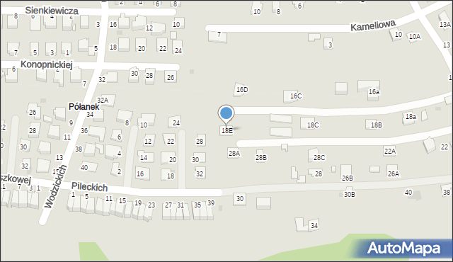 Tyczyn, Pułanek, 18E, mapa Tyczyn