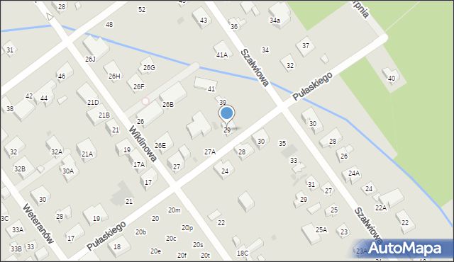 Warszawa, Pułaskiego Kazimierza, gen., 29, mapa Warszawy