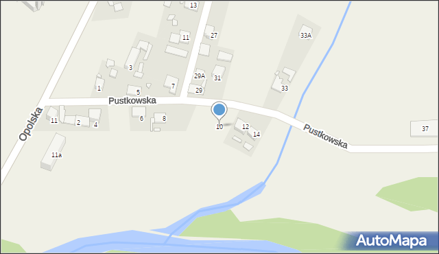 Węgry, Pustkowska, 10, mapa Węgry