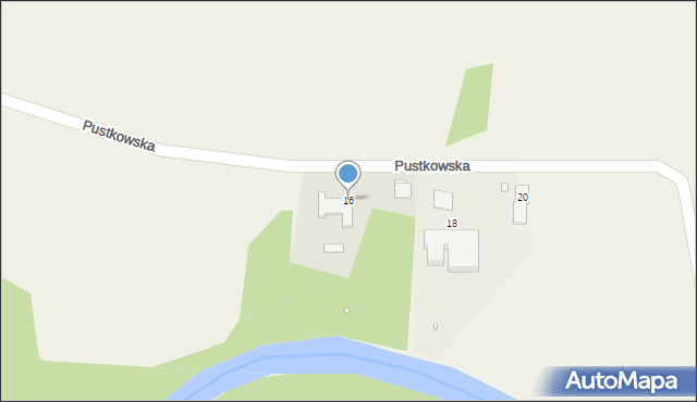 Węgry, Pustkowska, 16, mapa Węgry