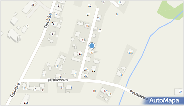 Węgry, Pustkowska, 27, mapa Węgry