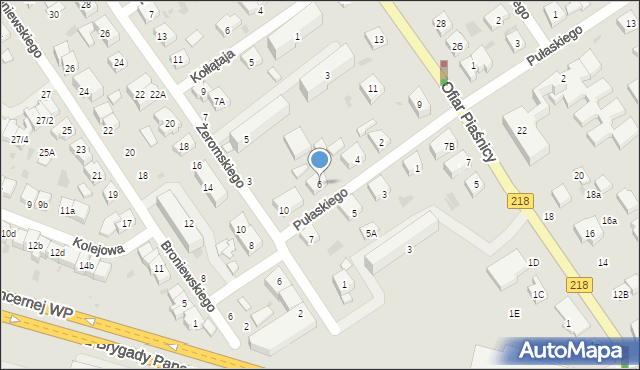 Wejherowo, Pułaskiego Kazimierza, gen., 6, mapa Wejherowo