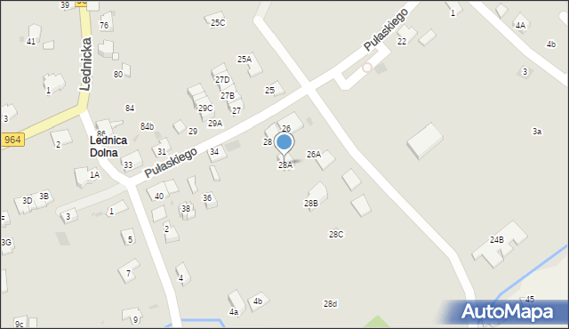 Wieliczka, Pułaskiego Kazimierza, gen., 28A, mapa Wieliczka