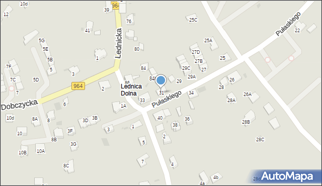 Wieliczka, Pułaskiego Kazimierza, gen., 31, mapa Wieliczka