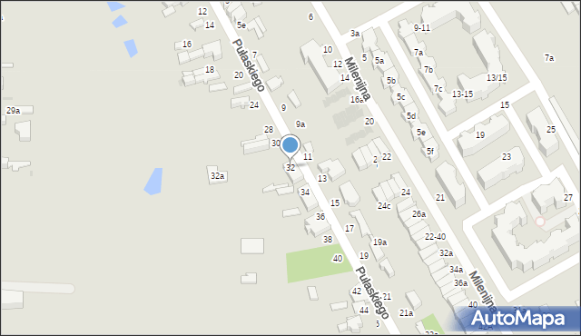 Zgierz, Pułaskiego Kazimierza, gen., 32, mapa Zgierz