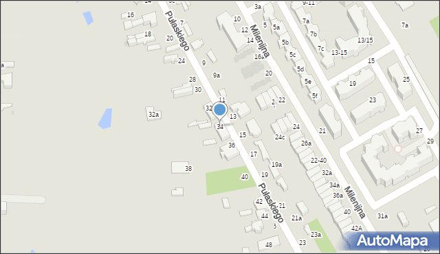 Zgierz, Pułaskiego Kazimierza, gen., 34, mapa Zgierz