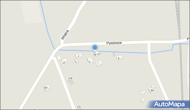 Kraków, Pysocice, 6, mapa Krakowa