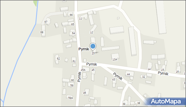 Pyrnik, Pyrnik, 13, mapa Pyrnik