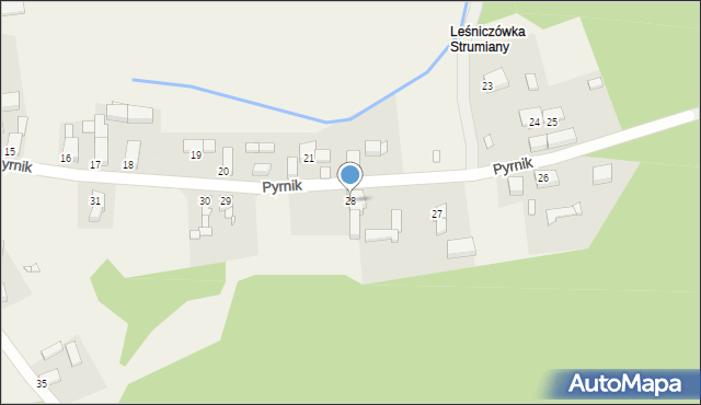 Pyrnik, Pyrnik, 28, mapa Pyrnik