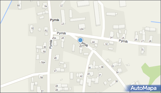 Pyrnik, Pyrnik, 43, mapa Pyrnik