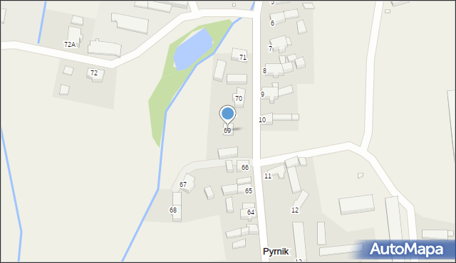 Pyrnik, Pyrnik, 69, mapa Pyrnik