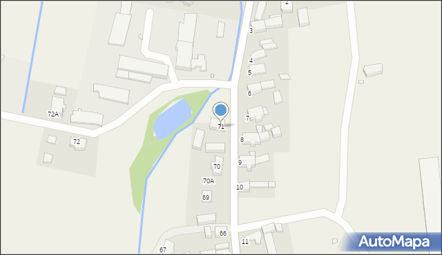 Pyrnik, Pyrnik, 71, mapa Pyrnik