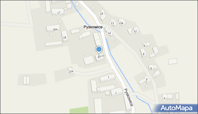 Pyskowice, Pyskowice, 10, mapa Pyskowice