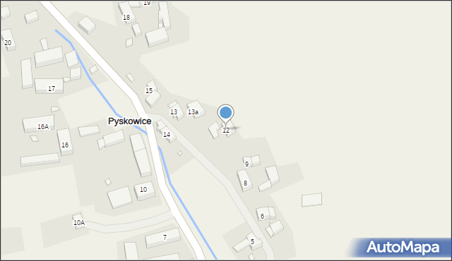 Pyskowice, Pyskowice, 12, mapa Pyskowice