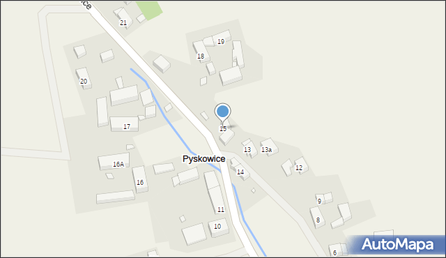 Pyskowice, Pyskowice, 15, mapa Pyskowice