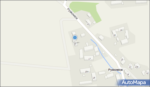 Pyskowice, Pyskowice, 20, mapa Pyskowice