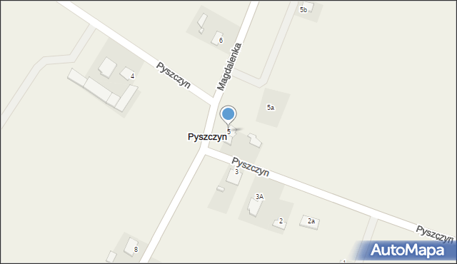 Pyszczyn, Pyszczyn, 5, mapa Pyszczyn