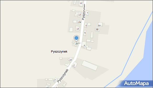 Pyszczynek, Pyszczynek, 15, mapa Pyszczynek