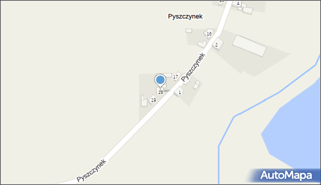 Pyszczynek, Pyszczynek, 18, mapa Pyszczynek