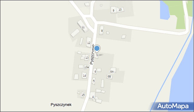 Pyszczynek, Pyszczynek, 7, mapa Pyszczynek