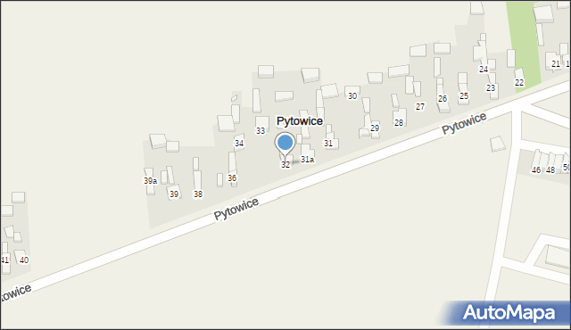 Pytowice, Pytowice, 32, mapa Pytowice