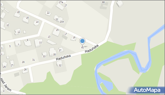 Borkowo, Raduńska, 41, mapa Borkowo