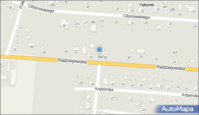 Brześć Kujawski, Radziejowska, 30A, mapa Brześć Kujawski