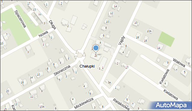 Chałupki, Raciborska, 2c, mapa Chałupki