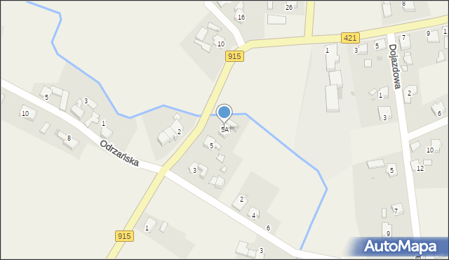 Ciechowice, Raciborska, 5A, mapa Ciechowice
