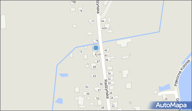 Czemierniki, Radzyńska, 71, mapa Czemierniki