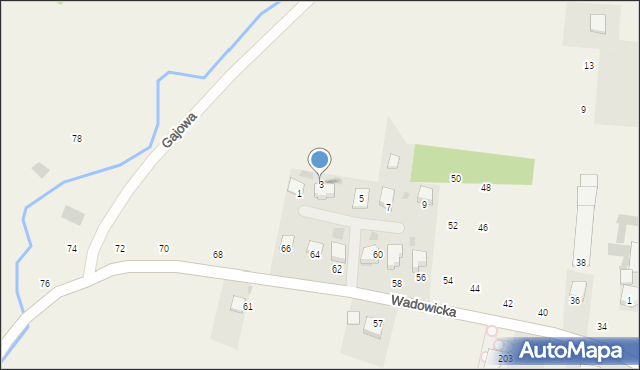 Czernichów, Ratanice Nowe, 3, mapa Czernichów