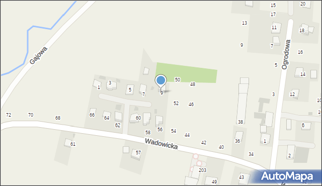 Czernichów, Ratanice Nowe, 9, mapa Czernichów