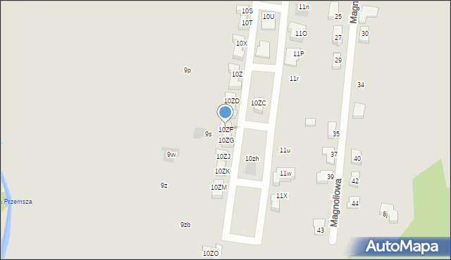 Dąbrowa Górnicza, Ratanice, 10ZF, mapa Dąbrowa Górnicza