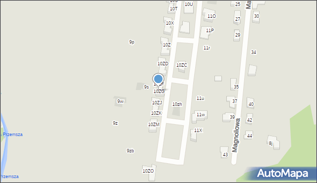 Dąbrowa Górnicza, Ratanice, 10ZG, mapa Dąbrowa Górnicza