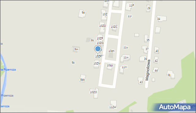 Dąbrowa Górnicza, Ratanice, 10ZK, mapa Dąbrowa Górnicza