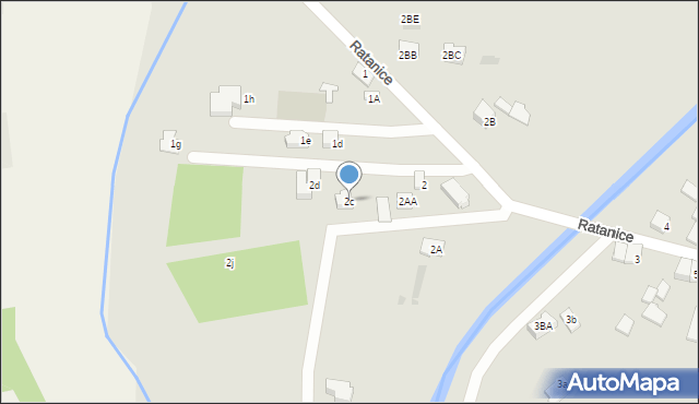 Dąbrowa Górnicza, Ratanice, 2c, mapa Dąbrowa Górnicza