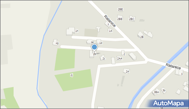 Dąbrowa Górnicza, Ratanice, 2d, mapa Dąbrowa Górnicza