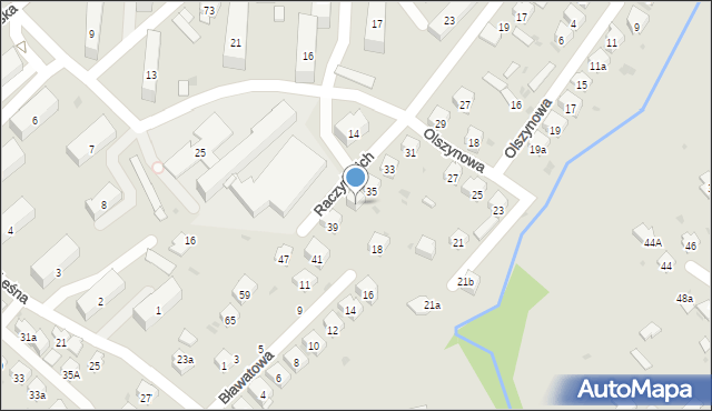 Dębica, Raczyńskich, 37, mapa Dębicy