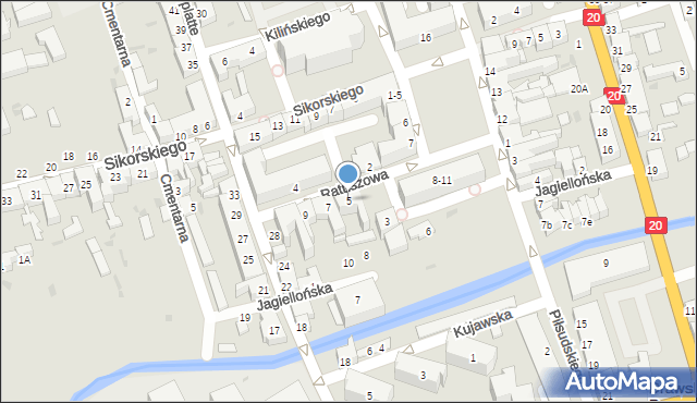 Drawsko Pomorskie, Ratuszowa, 5, mapa Drawsko Pomorskie