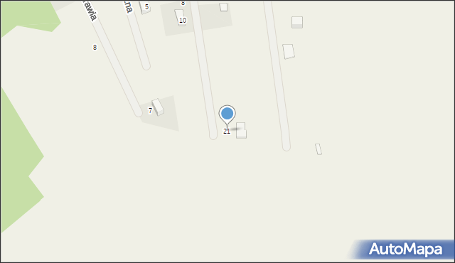 Dreżewo, Rajska, 21, mapa Dreżewo