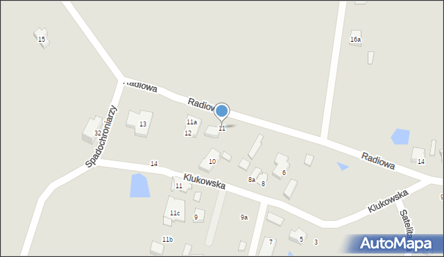 Gdańsk, Radiowa, 11, mapa Gdańska